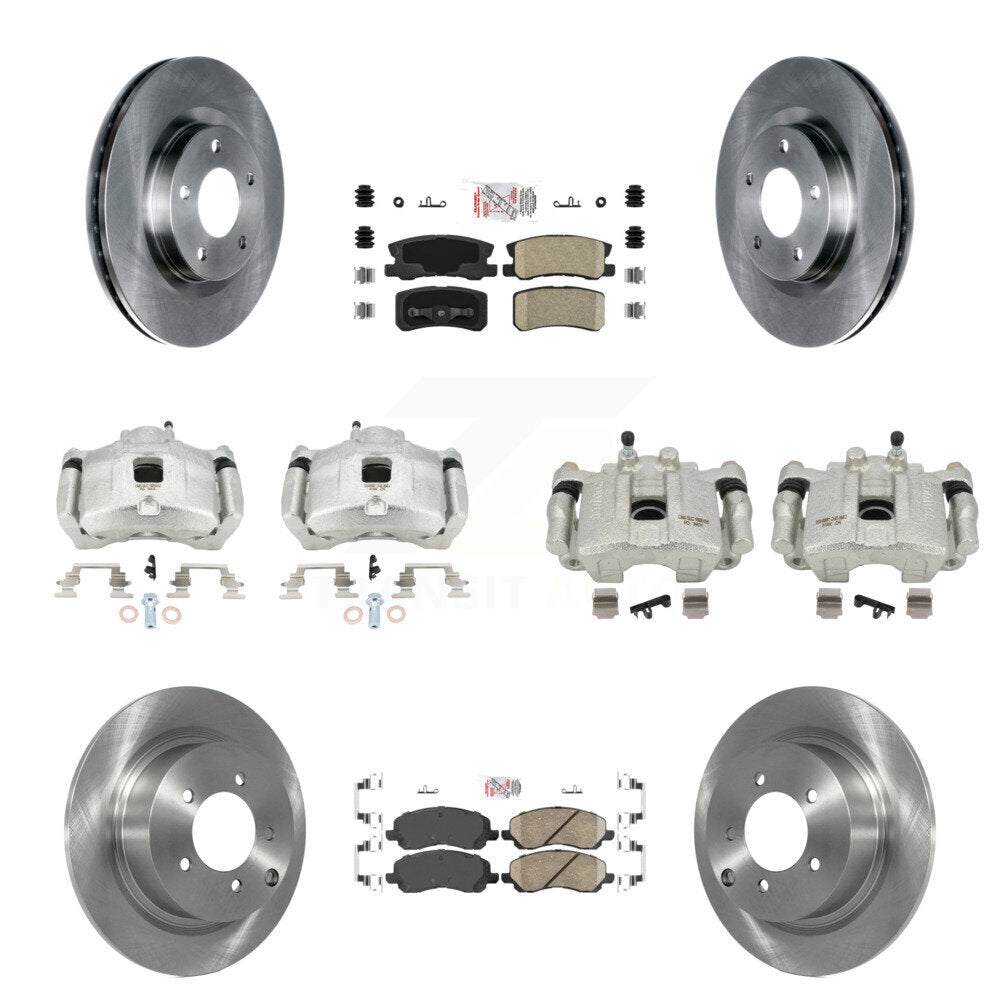 Transit Auto KC8-102011N Disc Brake Kit for 2007-2017 Chrysler 200, Dodge Avenger, Chrysler Sebring & more - Front and Rear product image