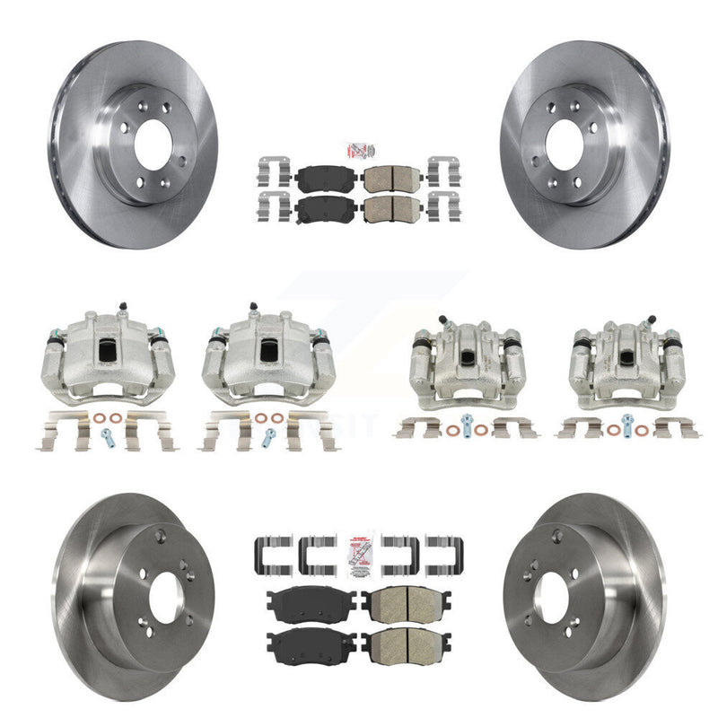 Transit Auto KC8-102040N Disc Brake Kit for 2006-2007 Hyundai Accent, Kia Rio, Kia Rio5 - Front and Rear product image