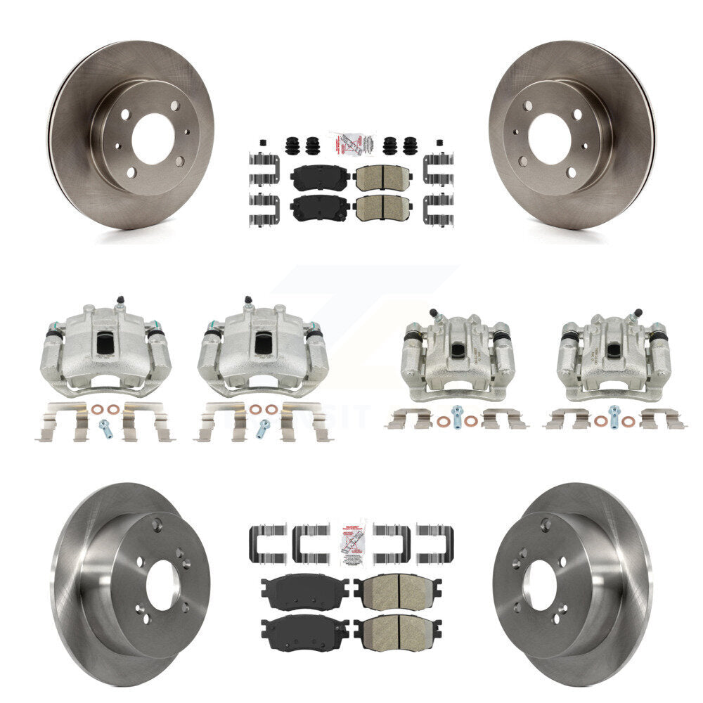 Transit Auto KC8-102041N Disc Brake Kit for 2006 Hyundai Accent - Front and Rear product image