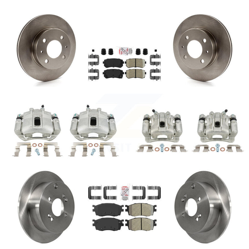 Transit Auto KC8-102041N Disc Brake Kit for 2006 Hyundai Accent - Front and Rear product image