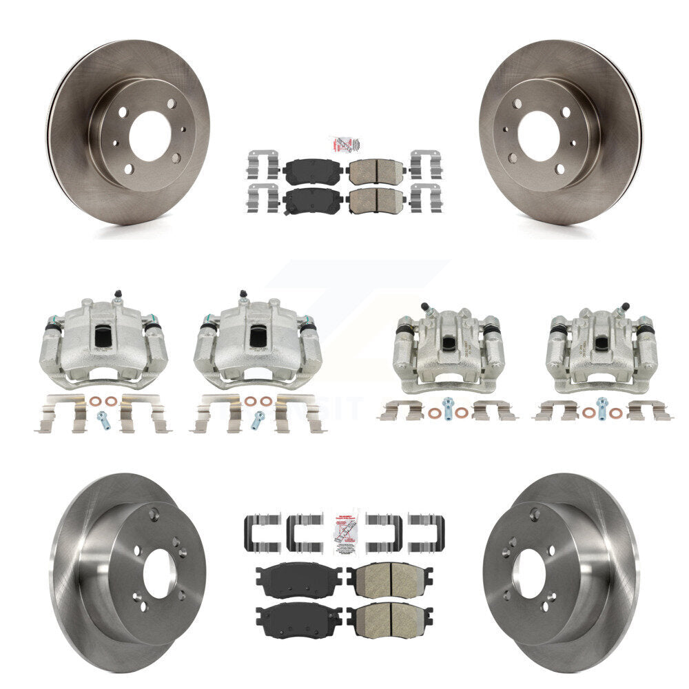 Transit Auto KC8-102042N Disc Brake Kit for 2006 Hyundai Accent - Front and Rear product image