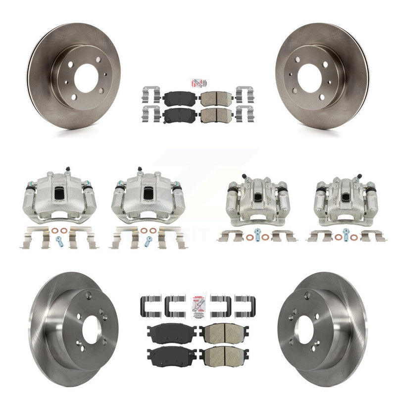 Transit Auto KC8-102042N Disc Brake Kit for 2006 Hyundai Accent - Front and Rear product image