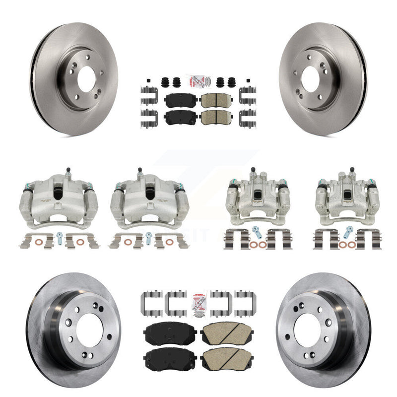 Transit Auto KC8-102047N Disc Brake Kit for 2012-2016 Kia Sportage, Hyundai Tucson - Front and Rear product image