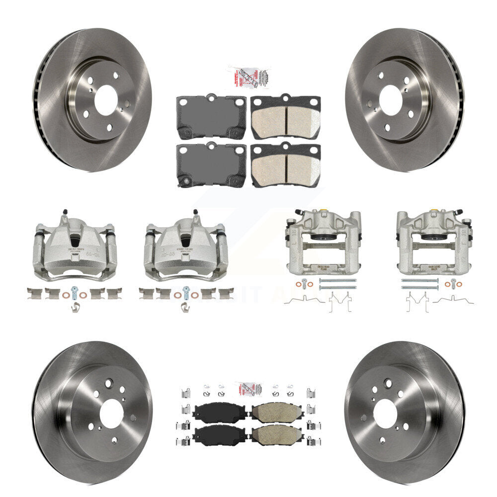 Transit Auto KC8-102071N Disc Brake Kit for 2010-2013 Lexus IS250 - Front and Rear product image
