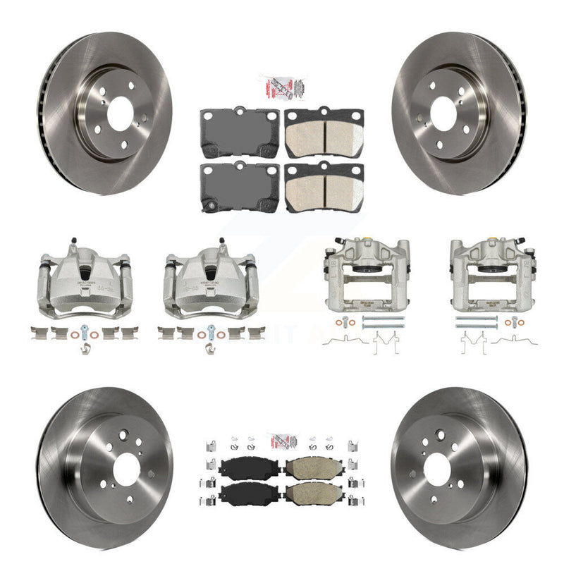 Transit Auto KC8-102071N Disc Brake Kit for 2010-2013 Lexus IS250 - Front and Rear product image