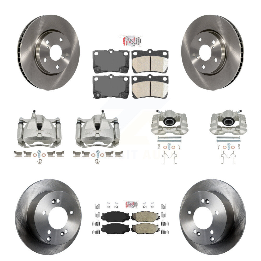 Transit Auto KC8-102072N Disc Brake Kit for 2006-2009 Lexus IS250 - Front and Rear product image