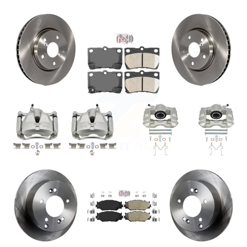 Transit Auto KC8-102072N Disc Brake Kit for 2006-2009 Lexus IS250 - Front and Rear product image