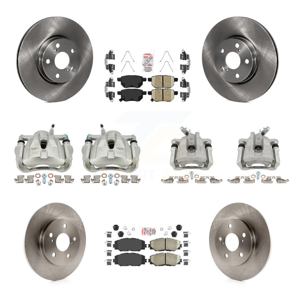 Transit Auto KC8-102073N Disc Brake Kit for 2014 Toyota Matrix - Front and Rear product image