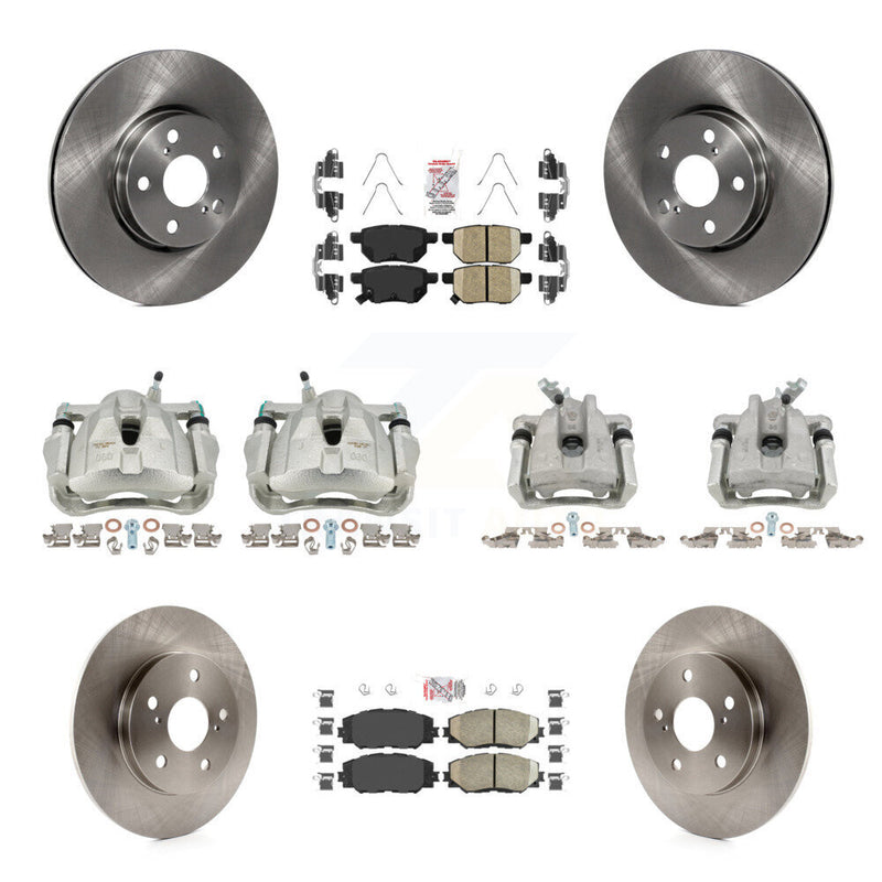 Transit Auto KC8-102074N Disc Brake Kit for 2014 Toyota Matrix - Front and Rear product image