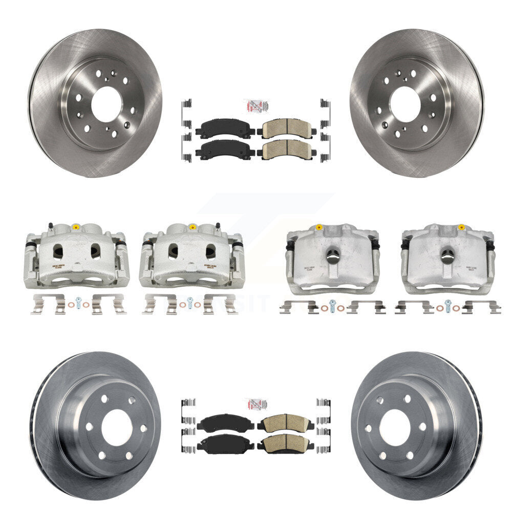Transit Auto KC8-102121N Disc Brake Kit for 2009-2014 Chevrolet Express 1500, GMC Savana 1500 - Front and Rear product image