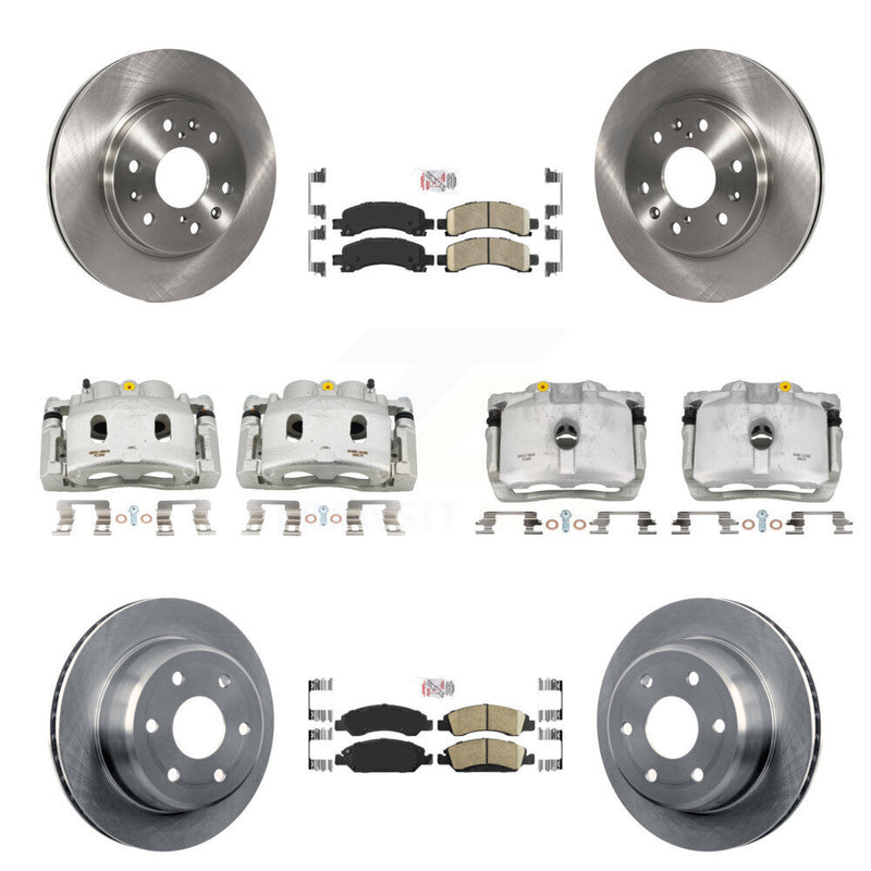 Transit Auto KC8-102121N Disc Brake Kit for 2009-2014 Chevrolet Express 1500, GMC Savana 1500 - Front and Rear product image