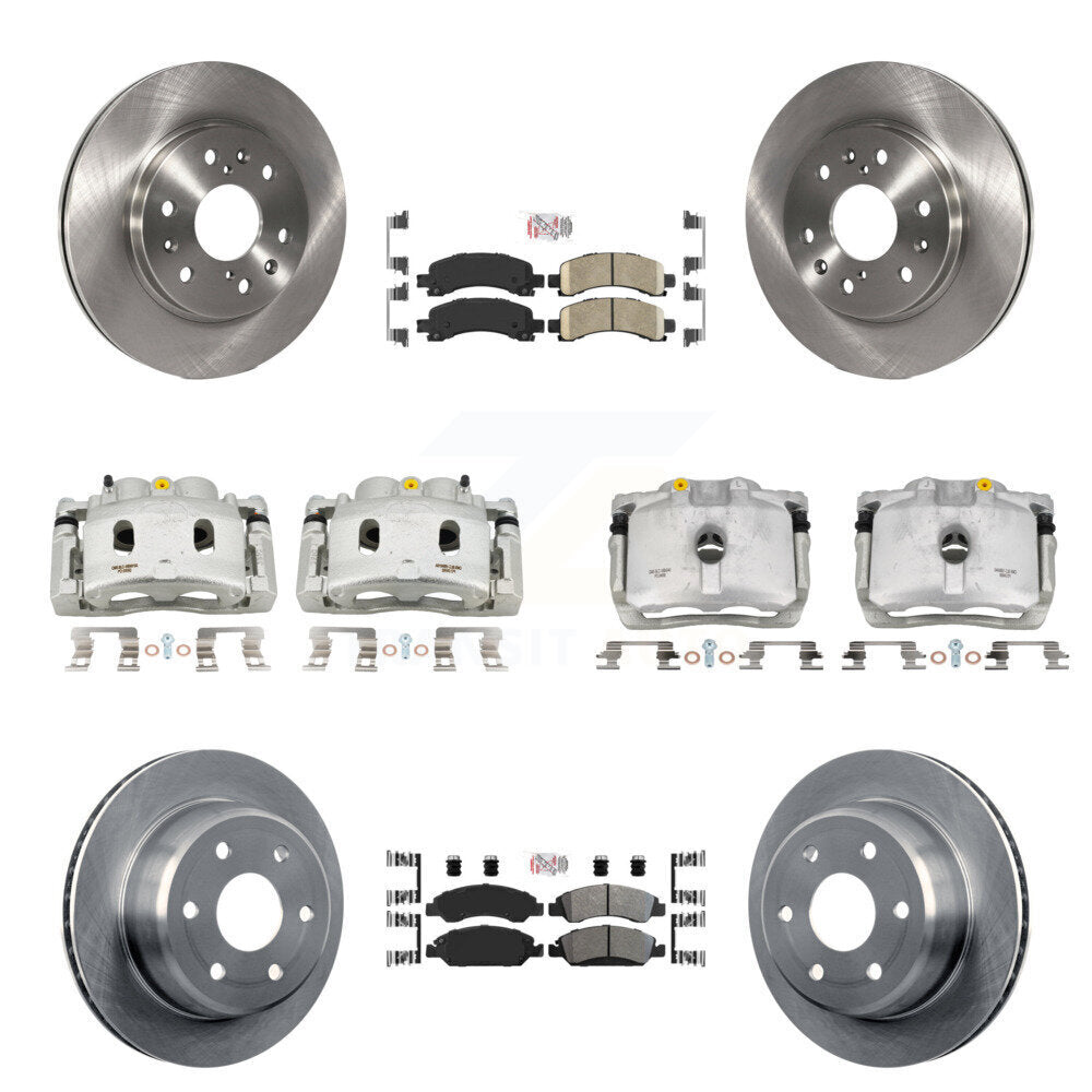 Transit Auto KC8-102122N Disc Brake Kit for 2009-2014 Chevrolet Express 1500, GMC Savana 1500 - Front and Rear product image