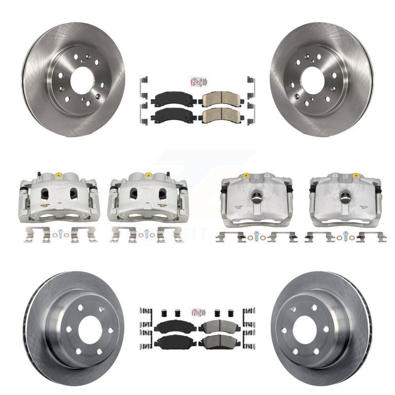 Transit Auto KC8-102122N Disc Brake Kit for 2009-2014 Chevrolet Express 1500, GMC Savana 1500 - Front and Rear product image