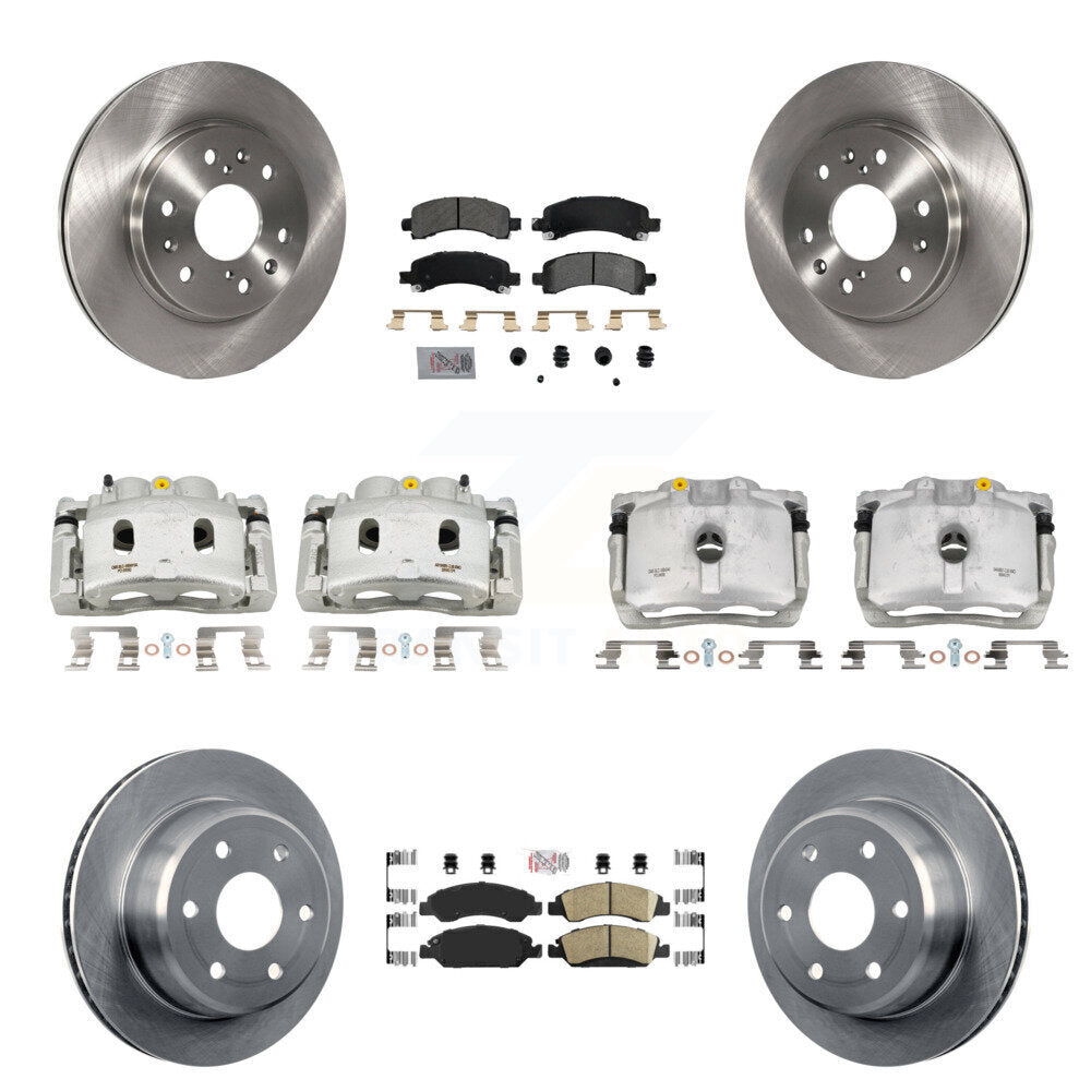 Transit Auto KC8-102123N Disc Brake Kit for 2009-2014 Chevrolet Express 1500, GMC Savana 1500 - Front and Rear product image