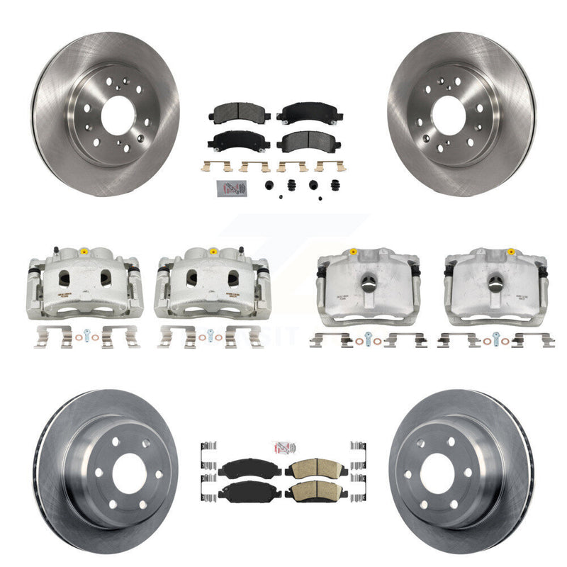 Transit Auto KC8-102124N Disc Brake Kit for 2009-2014 Chevrolet Express 1500, GMC Savana 1500 - Front and Rear product image