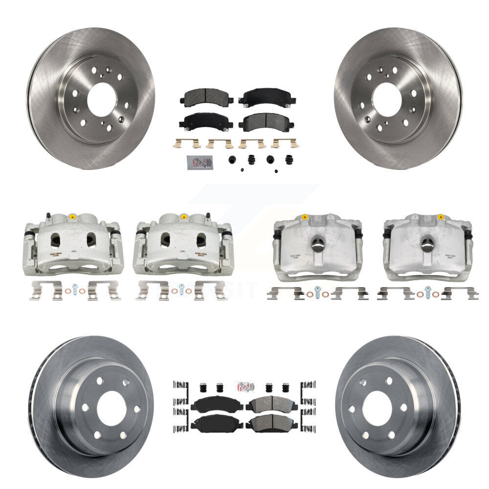 Transit Auto KC8-102125N Disc Brake Kit for 2009-2014 Chevrolet Express 1500, GMC Savana 1500 - Front and Rear product image
