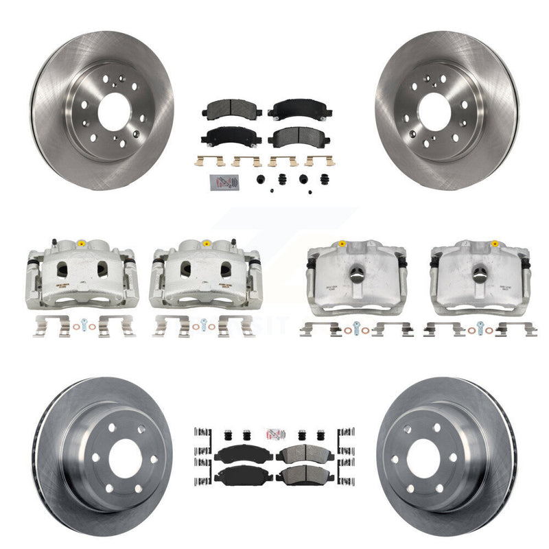 Transit Auto KC8-102125N Disc Brake Kit for 2009-2014 Chevrolet Express 1500, GMC Savana 1500 - Front and Rear product image