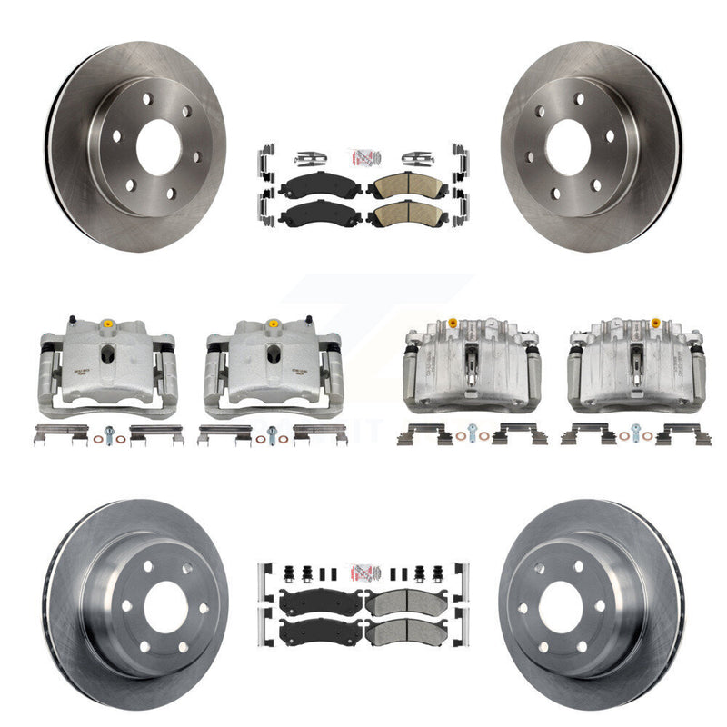 Transit Auto KC8-102127N Disc Brake Kit for 2000-2006 Chevrolet Silverado 1500, Cadillac Escalade, Cadillac Escalade ESV & more - Front and Rear product image