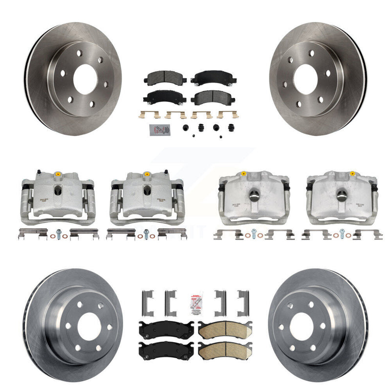 Transit Auto KC8-102130N Disc Brake Kit for 2002-2008 Cadillac Escalade, Chevrolet Avalanche 1500, Chevrolet Express 1500 & more - Front and Rear product image