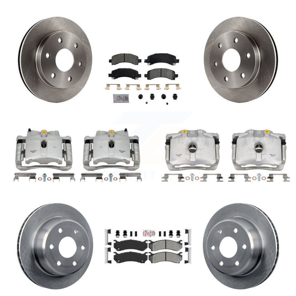 Transit Auto KC8-102131N Disc Brake Kit for 2002-2008 Cadillac Escalade, Chevrolet Avalanche 1500, Chevrolet Express 1500 & more - Front and Rear product image