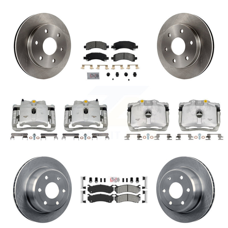 Transit Auto KC8-102131N Disc Brake Kit for 2002-2008 Cadillac Escalade, Chevrolet Avalanche 1500, Chevrolet Express 1500 & more - Front and Rear product image
