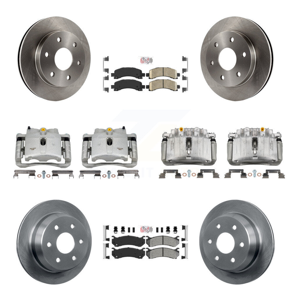 Transit Auto KC8-102133N Disc Brake Kit for 2002 Chevrolet Avalanche 1500 - Front and Rear product image