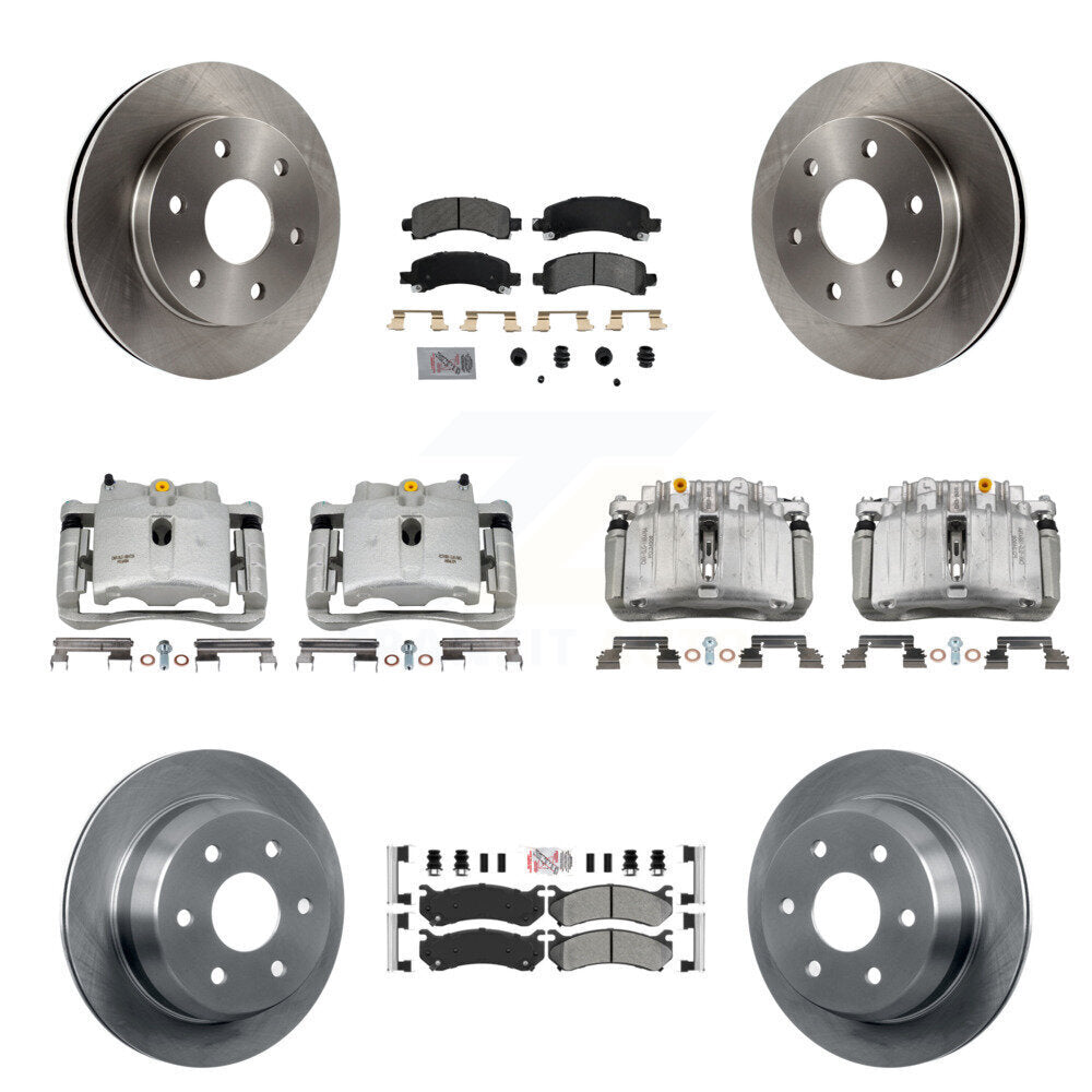 Transit Auto KC8-102135N Disc Brake Kit for 2002 Chevrolet Avalanche 1500 - Front and Rear product image
