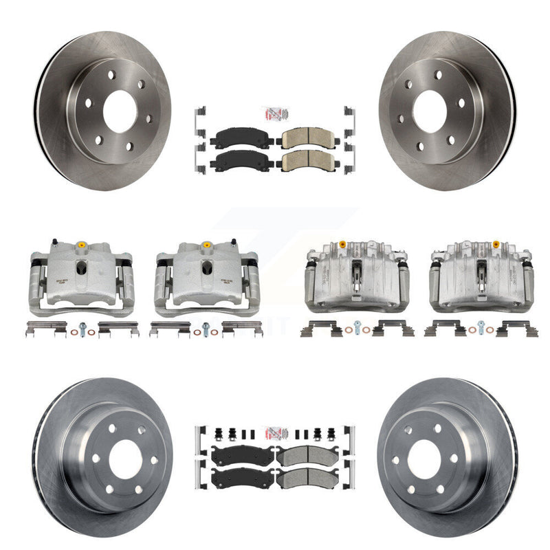 Transit Auto KC8-102137N Disc Brake Kit for 2002 Chevrolet Tahoe, GMC Yukon, GMC Yukon XL 1500 - Front and Rear product image