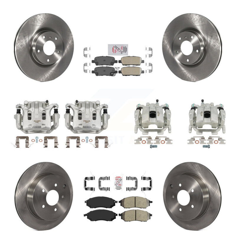 Transit Auto KC8-102146N Disc Brake Kit for 2011-2017 INFINITI QX70, Nissan Murano - Front and Rear product image