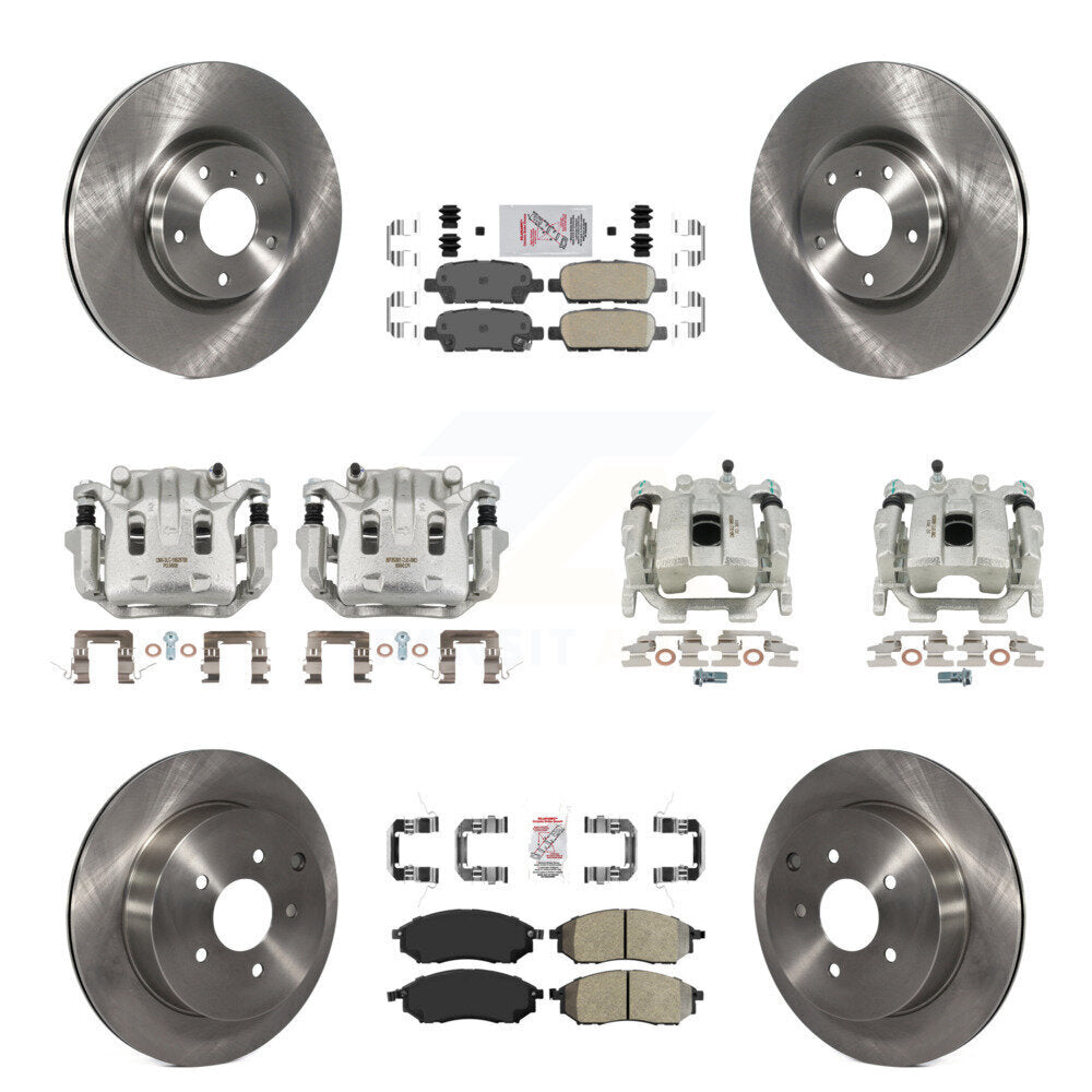 Transit Auto KC8-102147N Disc Brake Kit for 2011-2017 INFINITI QX70, Nissan Murano - Front and Rear product image
