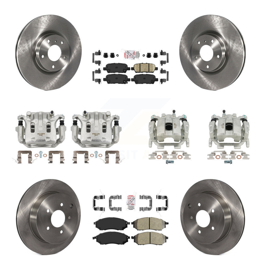 Transit Auto KC8-102162N Disc Brake Kit for 2011-2017 INFINITI QX70, Nissan Murano - Front and Rear product image