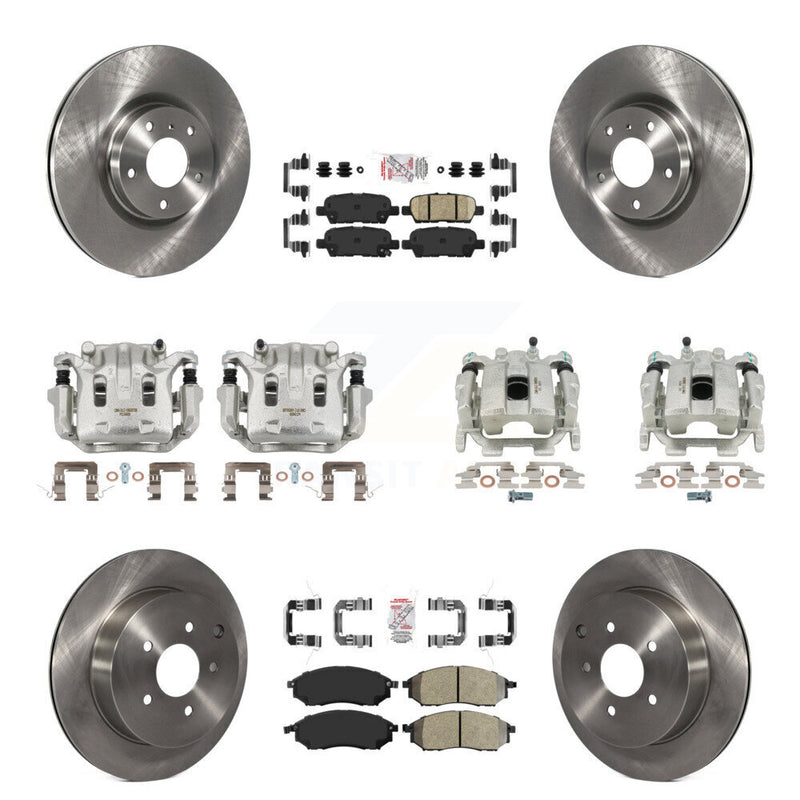 Transit Auto KC8-102162N Disc Brake Kit for 2011-2017 INFINITI QX70, Nissan Murano - Front and Rear product image