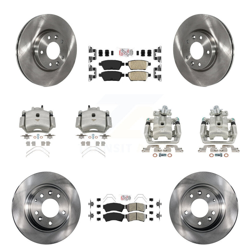 Transit Auto KC8-102165N Disc Brake Kit for 2006-2013 Mazda 6, Lincoln MKZ, Ford Fusion & more - Front and Rear product image