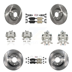 Transit Auto KC8-102166N Disc Brake Kit for 2006-2013 Mazda 6, Lincoln MKZ, Ford Fusion & more - Front and Rear product image