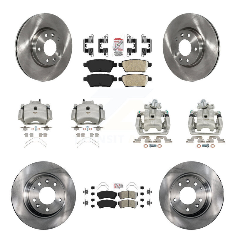 Transit Auto KC8-102167N Disc Brake Kit for 2006-2013 Mazda 6, Lincoln MKZ, Ford Fusion & more - Front and Rear product image