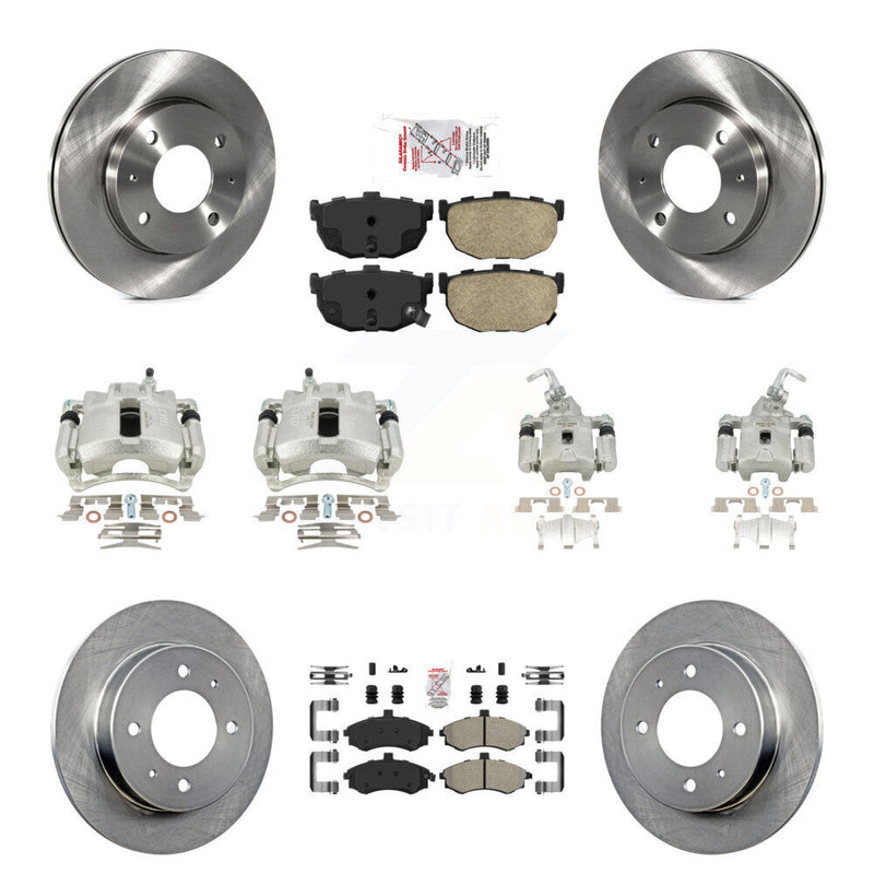 Transit Auto KC8-102169N Disc Brake Kit for 2002-2004 Hyundai Elantra - Front and Rear product image