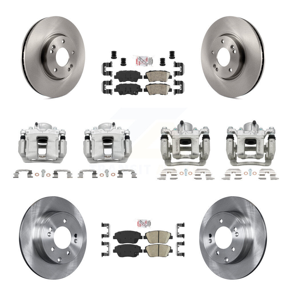 Transit Auto KC8-102179N Disc Brake Kit for 2011-2015 Hyundai Sonata, Kia Optima - Front and Rear product image