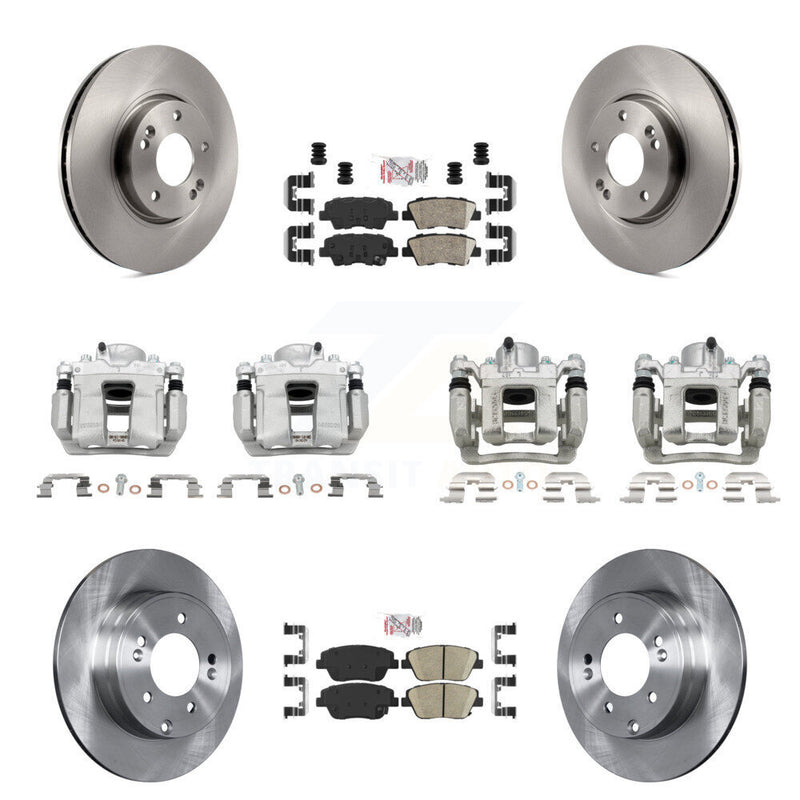 Transit Auto KC8-102179N Disc Brake Kit for 2011-2015 Hyundai Sonata, Kia Optima - Front and Rear product image