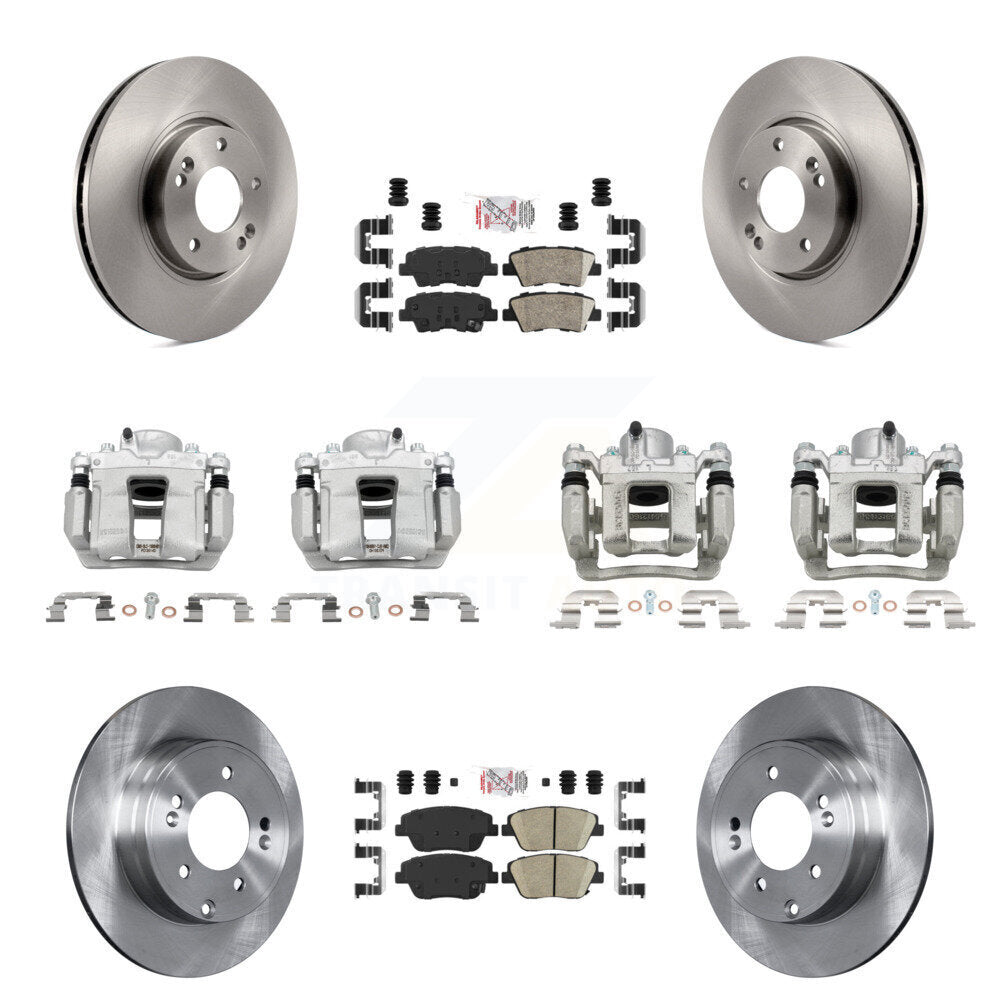 Transit Auto KC8-102180N Disc Brake Kit for 2011-2015 Hyundai Sonata, Kia Optima - Front and Rear product image