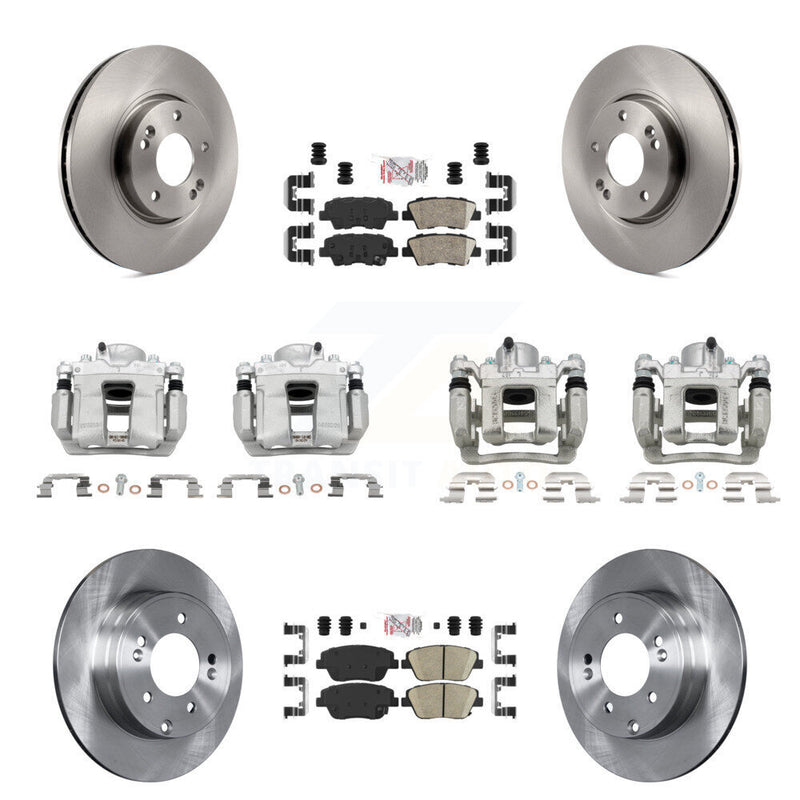 Transit Auto KC8-102180N Disc Brake Kit for 2011-2015 Hyundai Sonata, Kia Optima - Front and Rear product image