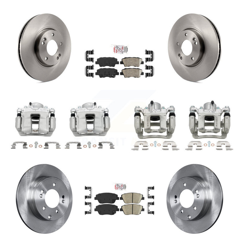 Transit Auto KC8-102181N Disc Brake Kit for 2011-2015 Hyundai Sonata, Kia Optima - Front and Rear product image