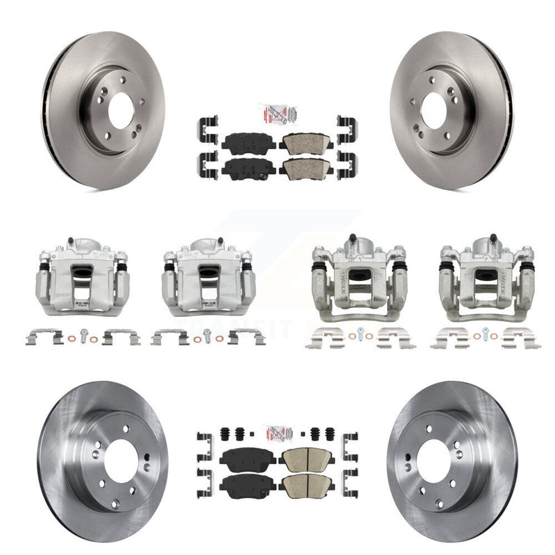 Transit Auto KC8-102182N Disc Brake Kit for 2011-2015 Hyundai Sonata, Kia Optima - Front and Rear product image
