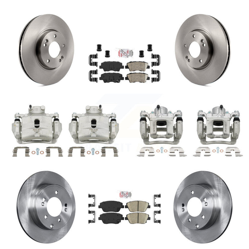 Transit Auto KC8-102183N Disc Brake Kit for 2014 Hyundai Sonata - Front and Rear product image