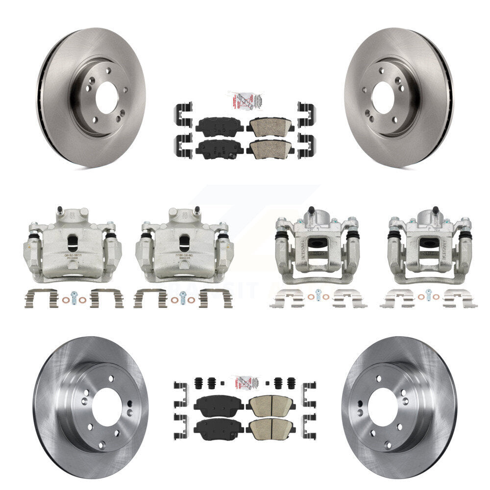 Transit Auto KC8-102186N Disc Brake Kit for 2014 Hyundai Sonata - Front and Rear product image