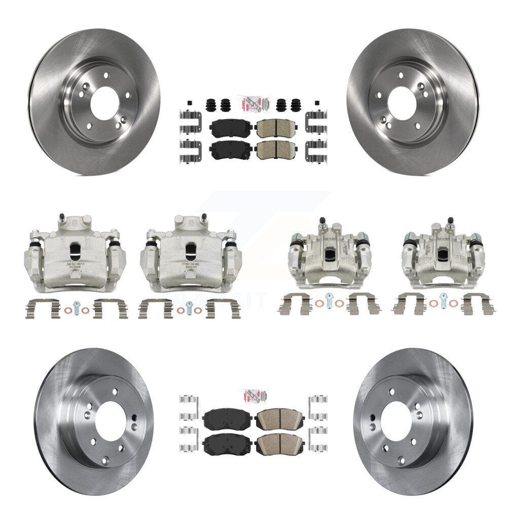 Transit Auto KC8-102187N Disc Brake Kit for 2015 Hyundai Sonata - Front and Rear product image