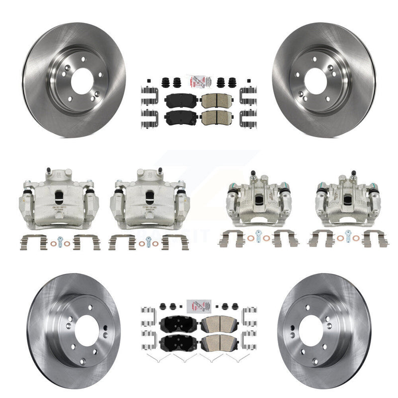 Transit Auto KC8-102188N Disc Brake Kit for 2015 Hyundai Sonata - Front and Rear product image