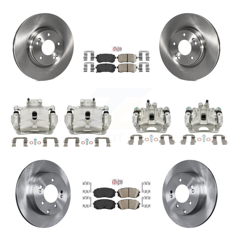 Transit Auto KC8-102189N Disc Brake Kit for 2015 Hyundai Sonata - Front and Rear product image