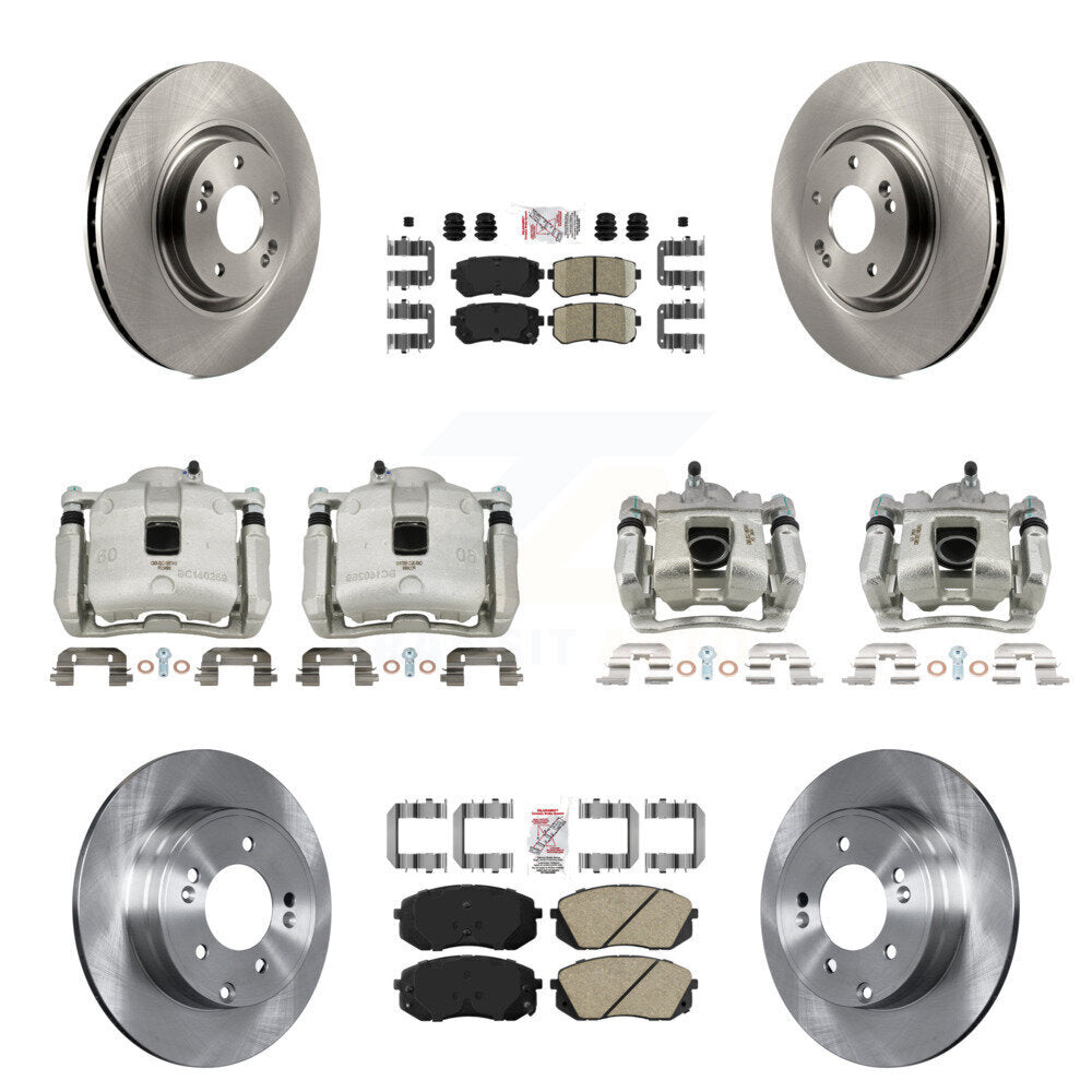 Transit Auto KC8-102195N Disc Brake Kit for 2016 Hyundai Tucson - Front and Rear product image