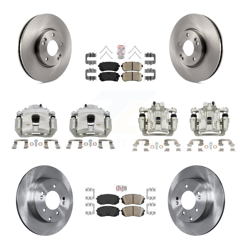 Transit Auto KC8-102201N Disc Brake Kit for 2016 Hyundai Sonata - Front and Rear product image