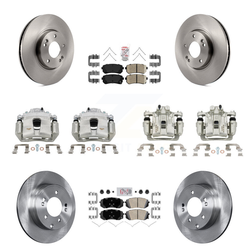 Transit Auto KC8-102202N Disc Brake Kit for 2016 Hyundai Sonata - Front and Rear product image